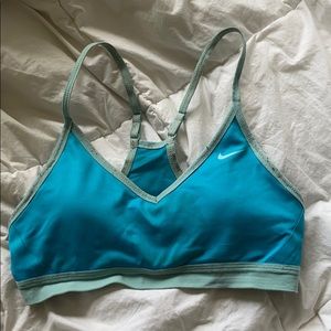Blue Nike Sports Bra